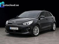 Begagnad Kia Rio 99 HK (72 kW) 2018 Svart Halvkombi