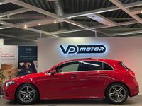 Begagnad Mercedes A180 AMG line 136 HK (100 kW) 2019 Röd Halvkombi