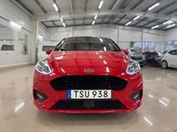 Begagnad Ford Fiesta ST-Line 101 HK (74 kW) 2018 Röd Halvkombi