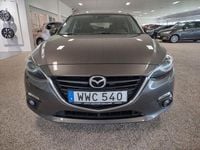 Begagnad Mazda 3 Vision 120 HK (88 kW) 2014 Brun Halvkombi