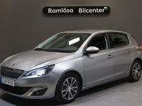 Begagnad Peugeot 308 Allure 131 HK (96 kW) 2015 Grå Halvkombi