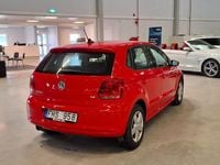 Begagnad VW Polo 86 HK (63 kW) 2013 Röd Halvkombi