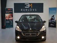 Begagnad Peugeot 208 82 HK (60 kW) 2014 Svart Halvkombi