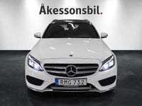 Begagnad Mercedes C220 AMG line 170 HK (125 kW) 2017 Vit Kombi