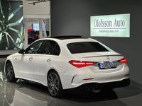 begagnad Mercedes C43 AMG 4MATIC+ Premium Plus Glastak 408hk Sedan