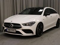 Begagnad Mercedes CLA35 AMG Shooting Brake AMG 306 HK (225 kW) 2019 Vit Kombi