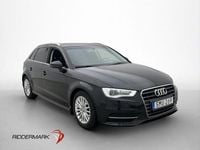 Begagnad Audi A3 Attraction 110 HK (80 kW) 2015 Svart Halvkombi
