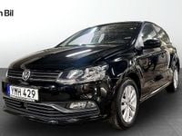 Begagnad VW Polo 90 HK (66 kW) 2017 Svart Halvkombi