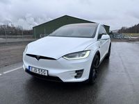 begagnad Tesla Model X P100D performance ludicrous 773hp moms