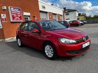 Begagnad VW Golf VI 122 HK (89 kW) 2010 Röd Halvkombi