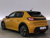 Begagnad Peugeot e-208 GT 100 kW (136 HK) 2022 Gul Halvkombi