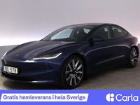 Begagnad Tesla Model 3 Long Range AWD 366 kW (498 HK) 2023 Blå Sedan