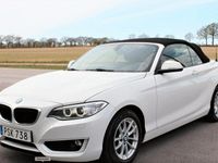 begagnad BMW 220 i Convertible Steptronic Advantage Euro 6