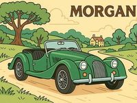 Begagnad Morgan 3 Wheeler 83 HK (61 kW) 2012 Svart Cab