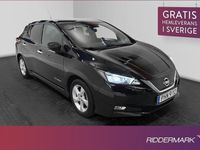 begagnad Nissan Leaf 40 kWh Tekna Värm 360° Navi Skinn Välserv 2019, Halvkombi