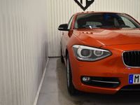 begagnad BMW 120 d 184hk 5-dörrars Sport line Drag/Mok/Låg skatt