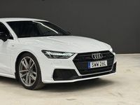 Begagnad Audi A7 S-Line 367 HK (269 kW) 2020 Vit Sedan