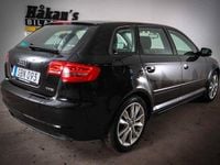 Begagnad Audi A3 Ambition 125 HK (91 kW) 2012 Svart Halvkombi