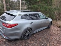 Begagnad Kia Optima Sport 205 HK (150 kW) 2018 Grå metallic Kombi