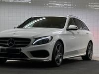 begagnad Mercedes C180 T/ AMG/ LÄDER/ 9G-TRONIC/ 1-ÄGARE/ DRAG