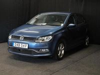 Begagnad VW Polo S 90 HK (66 kW) 2014 Blå Halvkombi