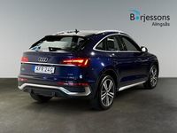 Begagnad Audi Q5 Sportback S-Line 207 HK (152 kW) 2021 Navarrablå metallic SUV