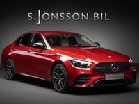Begagnad Mercedes E450 AMG 367 HK (269 kW) 2021 Hyacintröd metallic Sedan