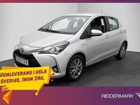 Begagnad Toyota Yaris Hybrid Active 101 HK (74 kW) 2019 Silver Halvkombi