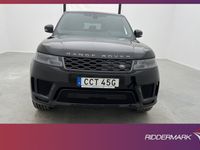 begagnad Land Rover Range Rover Sport P400e 400hk Pano HUD B-värme