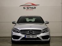 Begagnad Mercedes C220 AMG line 170 HK (125 kW) 2017 Silver Sedan