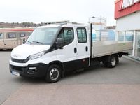 begagnad Iveco Daily 35 3.0 CNG Dubblahjul bak Flak Drag 2017, Transportbil