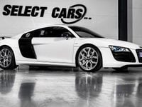 Begagnad Audi R8 Coupé Exclusive 525 HK (386 kW) 2010 Vit Sportkupé