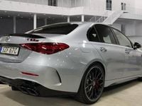 Begagnad Mercedes C63S AMG Premium Plus 680 HK (500 kW) 2024 Hightech silver metallic Sedan