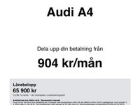 Begagnad Audi A4 136 HK (100 kW) 2011 Röd Sedan