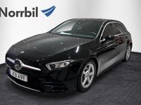 Begagnad Mercedes A180 AMG line 136 HK (100 kW) 2020 Svart Halvkombi