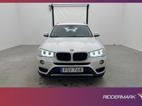 begagnad BMW X3 xDrive20d 190hk Sensorer Dragkrok 0.54L/mil