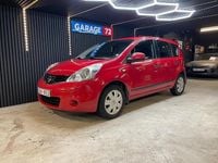 Begagnad Nissan Note 88 HK (64 kW) 2011 Röd Halvkombi