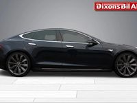 Begagnad Tesla Model S Performance 310 kW (422 HK) 2013 Blå Halvkombi