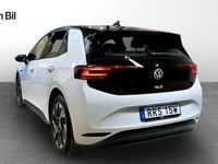 Begagnad VW ID.3 Comfortline 150 kW (204 HK) 2021 Vit Halvkombi