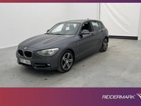 begagnad BMW 118 d 143hk Sport line Sensorer 0.45L/Mil Nyservad