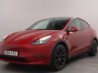 Begagnad Tesla Model Y Long Range AWD 378 kW (514 HK) 2021 Red multicoat (ppmr) SUV