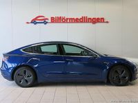 Begagnad Tesla Model 3 Long Range AWD 366 kW (498 HK) 2020 Blå Sedan