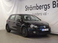 Begagnad VW Golf VI 102 HK (75 kW) 2009 Svart Halvkombi