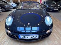 Begagnad Porsche 911 Carrera 4S Cabriolet 355 HK (261 kW) 2008 Svart Cab