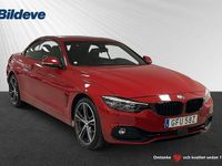Begagnad BMW 430 Cabriolet Sport Line 252 HK (185 kW) 2019 Röd Cab