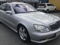 Begagnad Mercedes S63 AMG AMG 443 HK (325 kW) 2002 Silver Sedan