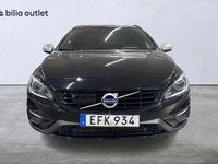 Begagnad Volvo V60 R-Design 190 HK (139 kW) 2018 Svart Kombi