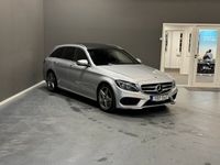 begagnad Mercedes C220 T d 9G-Tronic AMG PANORAMA