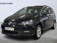 Begagnad VW Sharan 150 HK (110 kW) 2016 Svart Minibuss