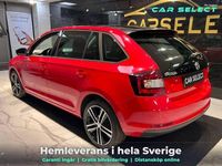 Begagnad Skoda Rapid 106 HK (77 kW) 2015 Röd Halvkombi